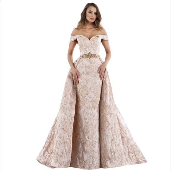 feriani couture Dresses & Skirts - - Feriani Couture Floral Off Shoulder Gown